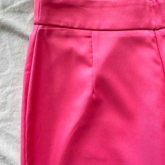 Nasty Gal New with tags Bold Pink Women's Pantsuit - Wide leg with side slits - Picture 11 of 16